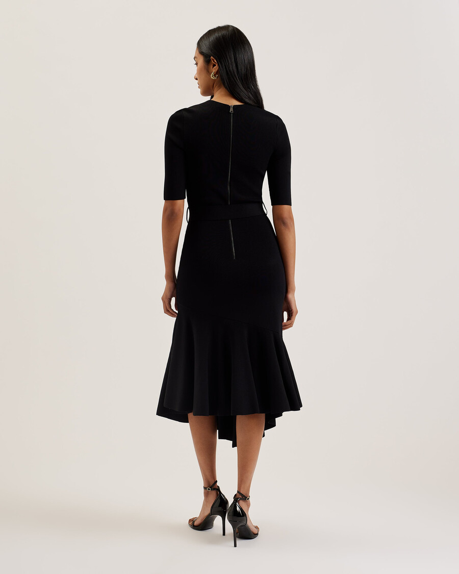 samalee - flippy hem strikket midikjole