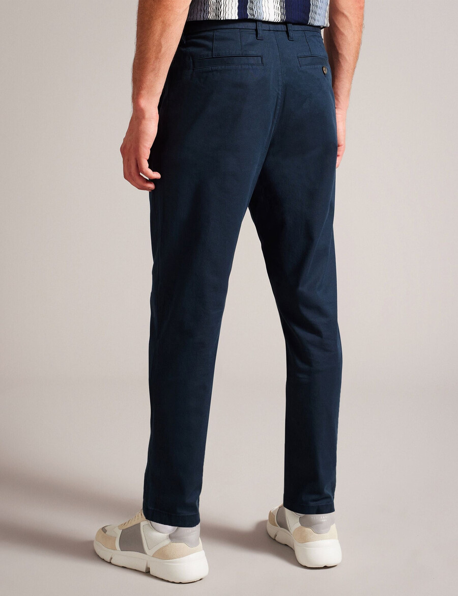 haybrn - teksturerede chino bukser med regular fit