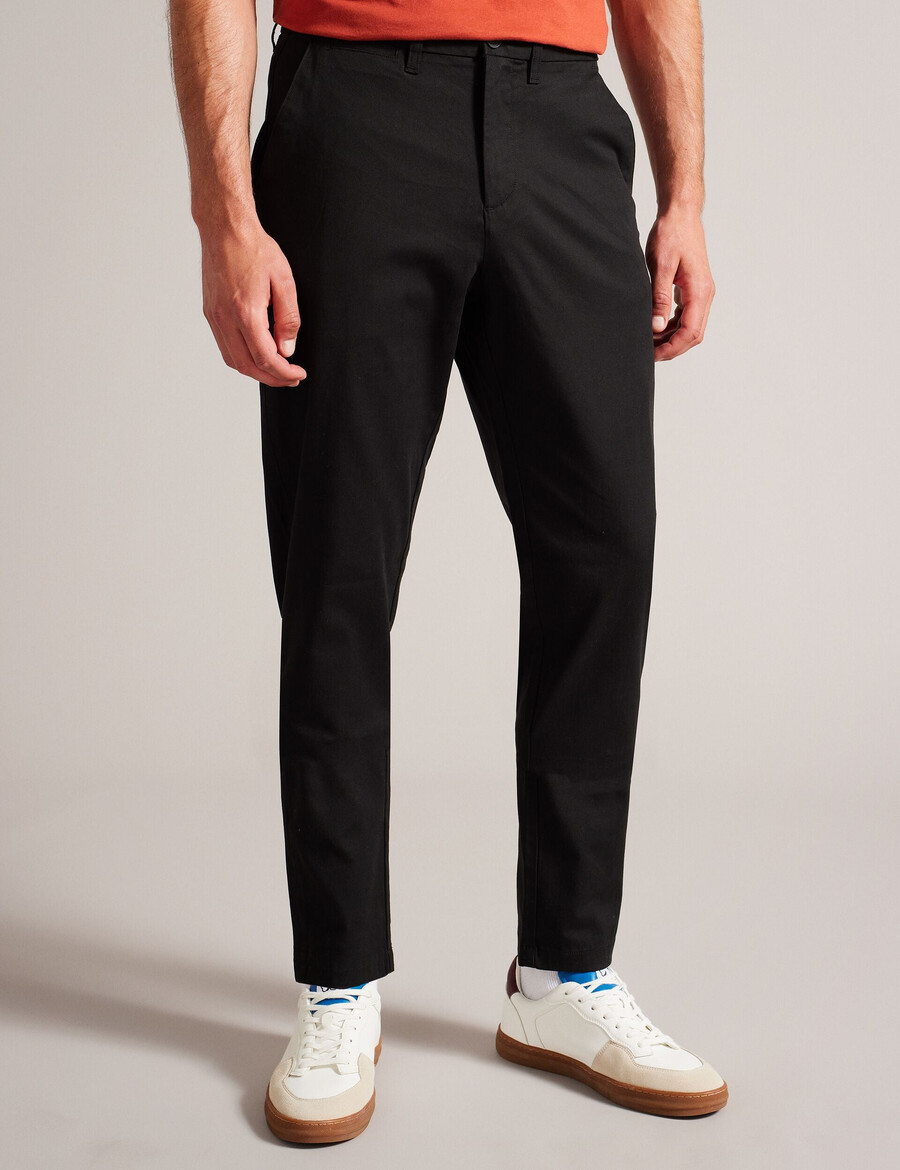 haybrn - teksturerede chino bukser med regular fit