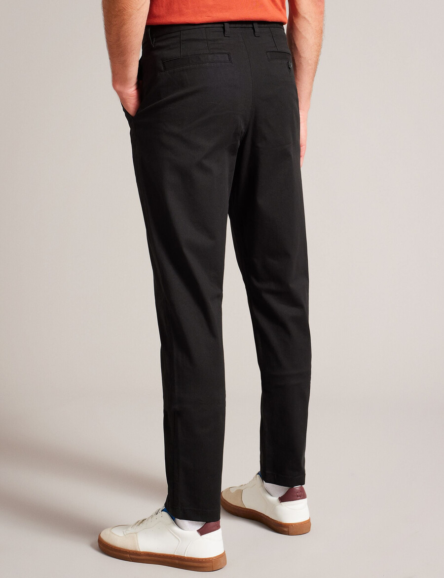 haybrn - teksturerede chino bukser med regular fit