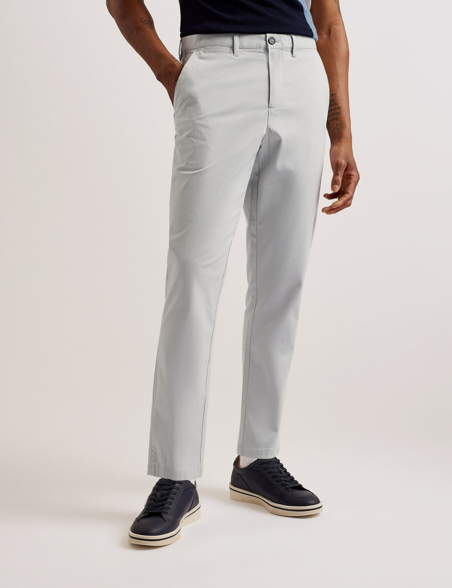haybrn - teksturerede chino bukser med regular fit