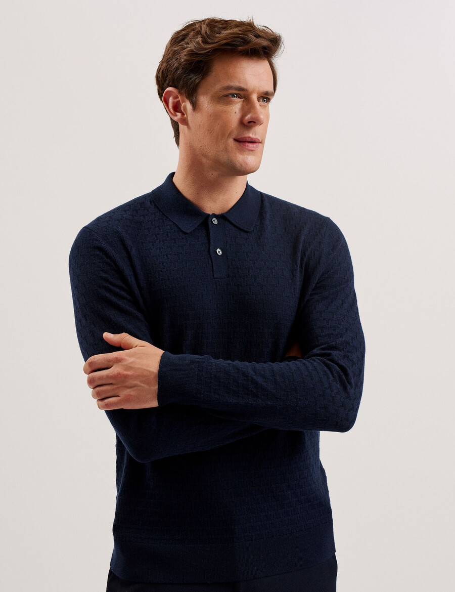morar - t-shirt med lange ærmer i strik