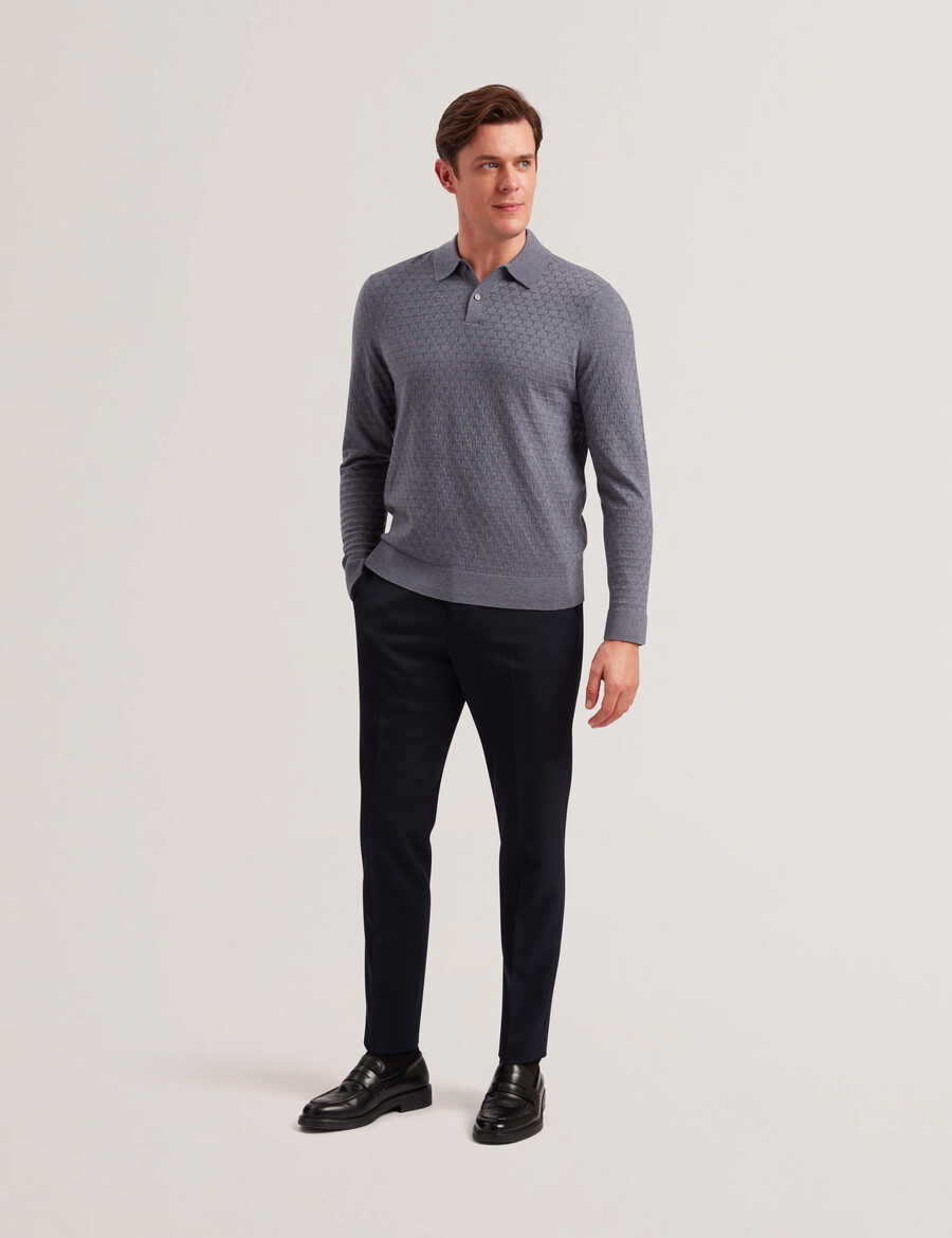 morar - t-shirt med lange ærmer i strik