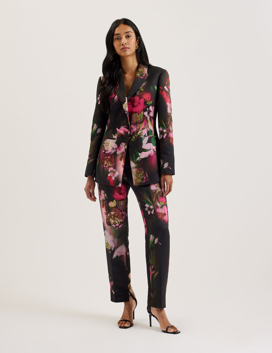 okuni - skræddersyet jakke med blomsterprint