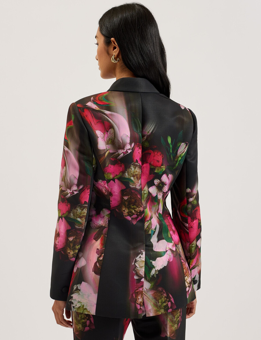 okuni - skræddersyet jakke med blomsterprint