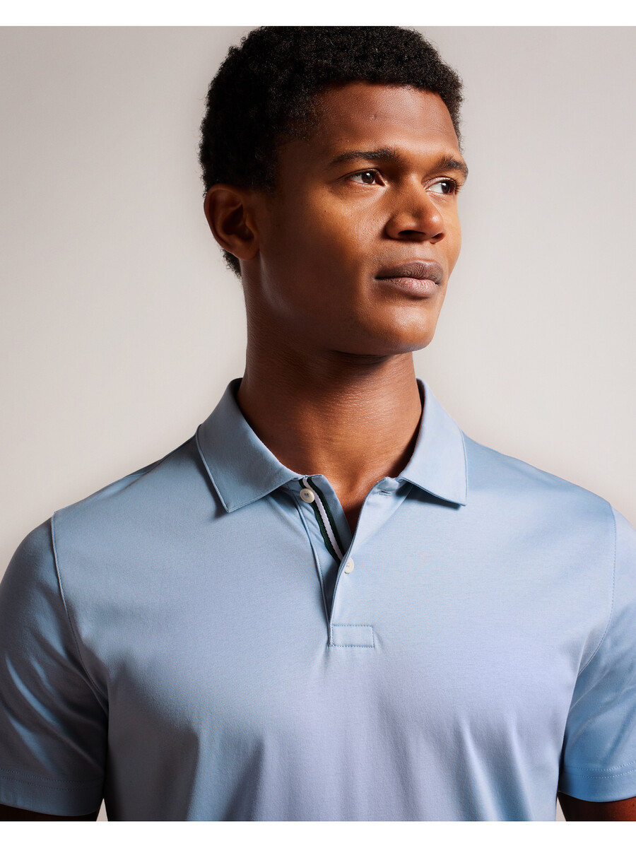 zeiter - slim fit poloshirt i ren bomuld