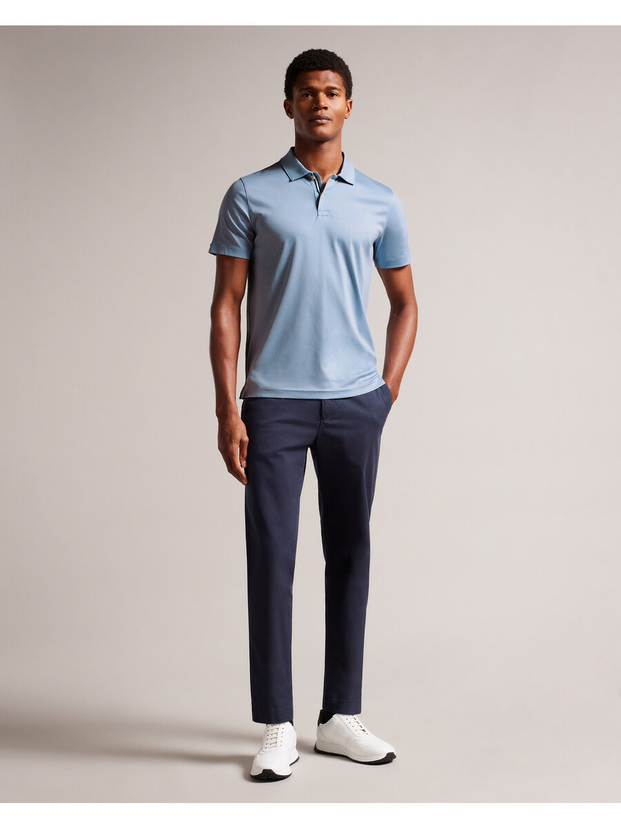 zeiter - slim fit poloshirt i ren bomuld