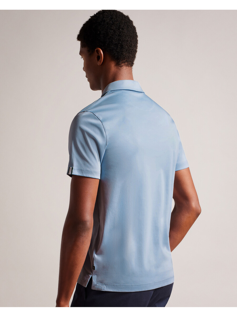 zeiter - slim fit poloshirt i ren bomuld