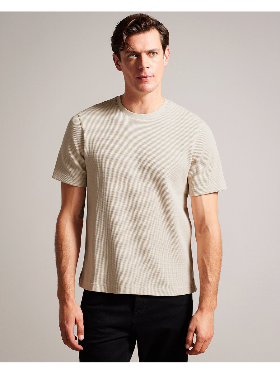 frute - kortærmet regular tekstureret t-shirt