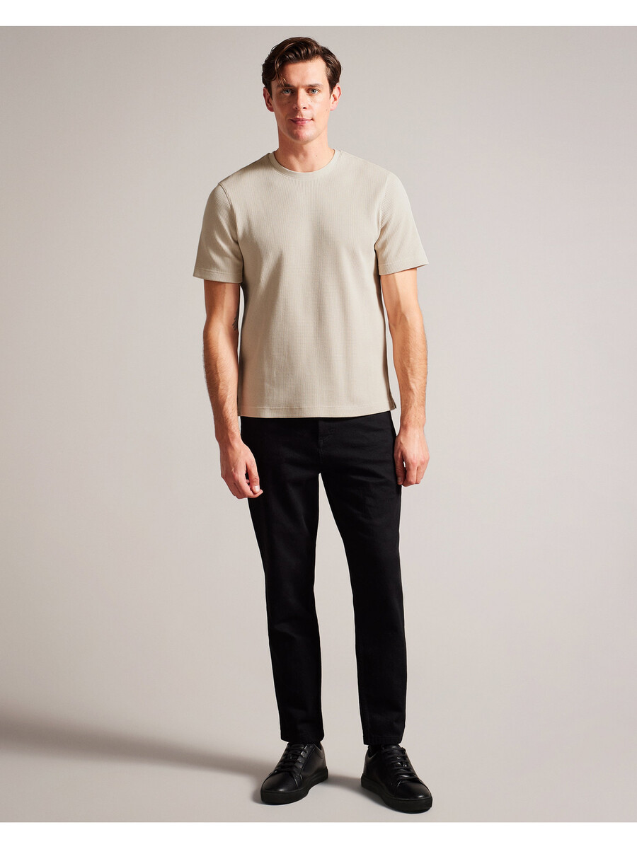 frute - kortærmet regular tekstureret t-shirt