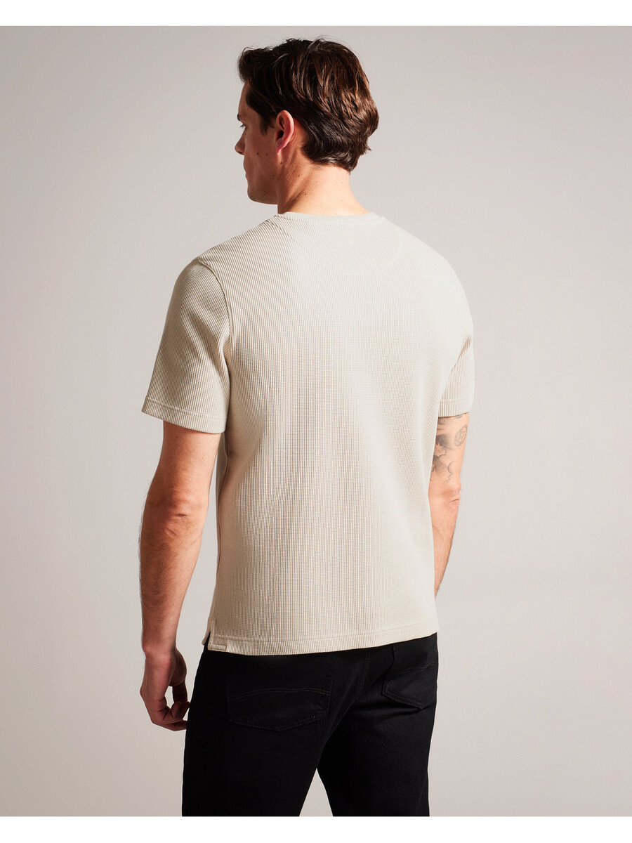 frute - kortærmet regular tekstureret t-shirt