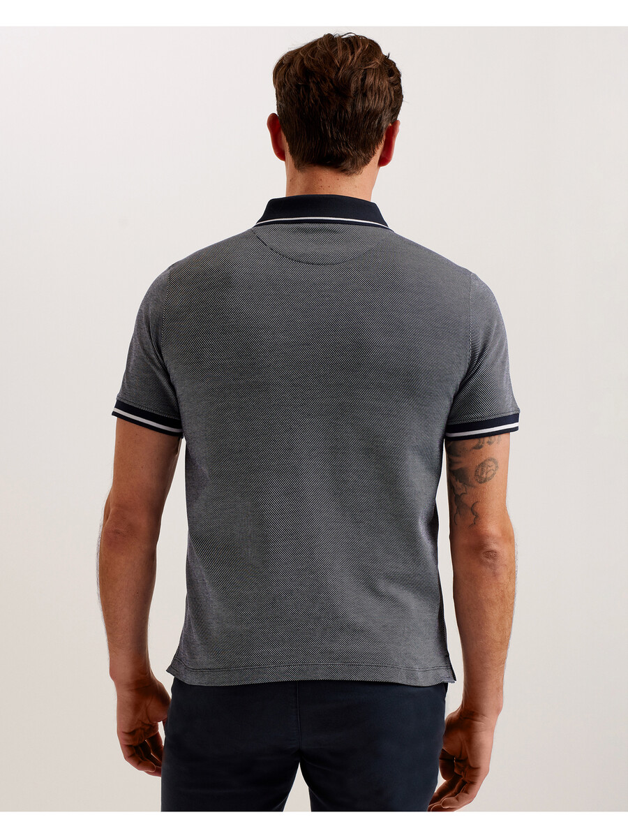 helta - kortærmet slim fit polo