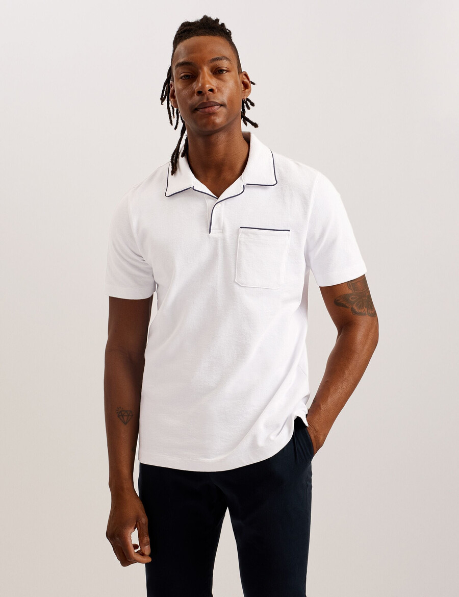 paisel - ss regular Åben krave polo