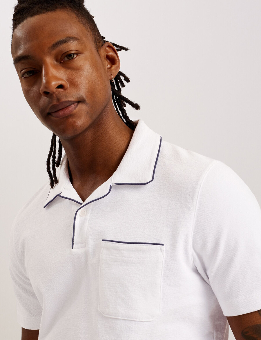 paisel - ss regular Åben krave polo