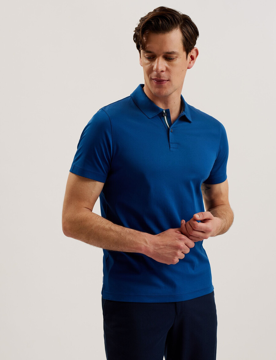 zeiter - slim fit poloshirt i ren bomuld