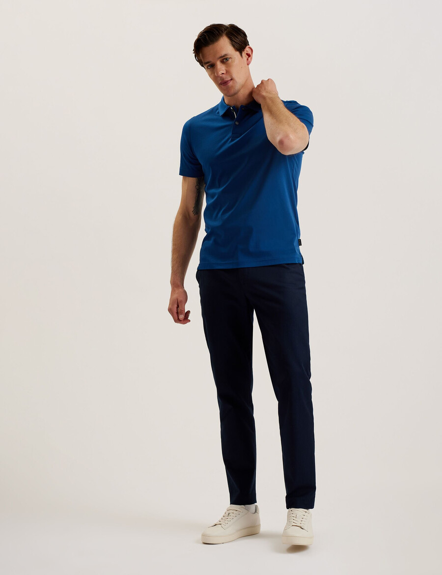 zeiter - slim fit poloshirt i ren bomuld