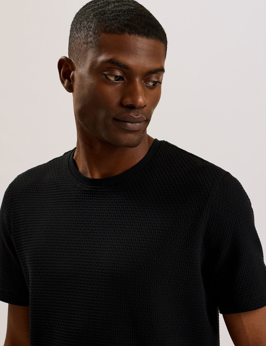 curlys - ss regular tekstureret t-shirt