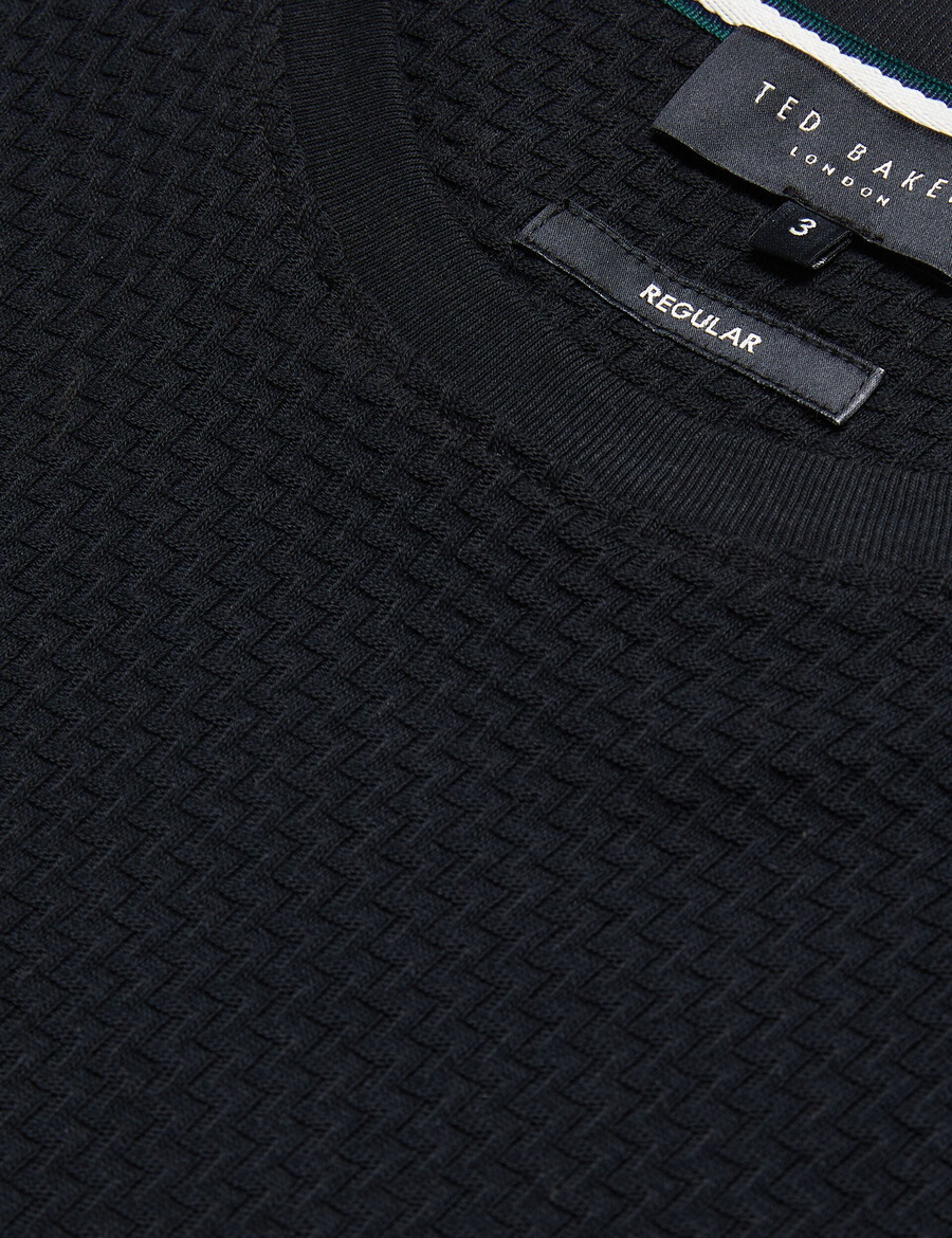 curlys - ss regular tekstureret t-shirt