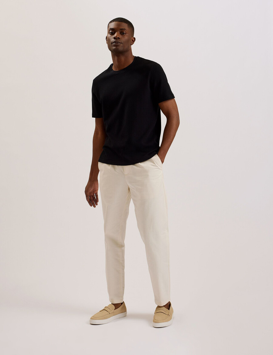 curlys - ss regular tekstureret t-shirt